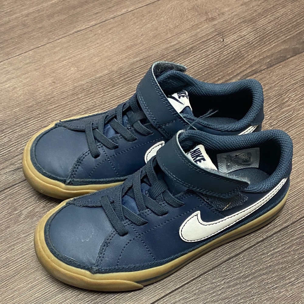 Nike Kids Navy and White Sneakers